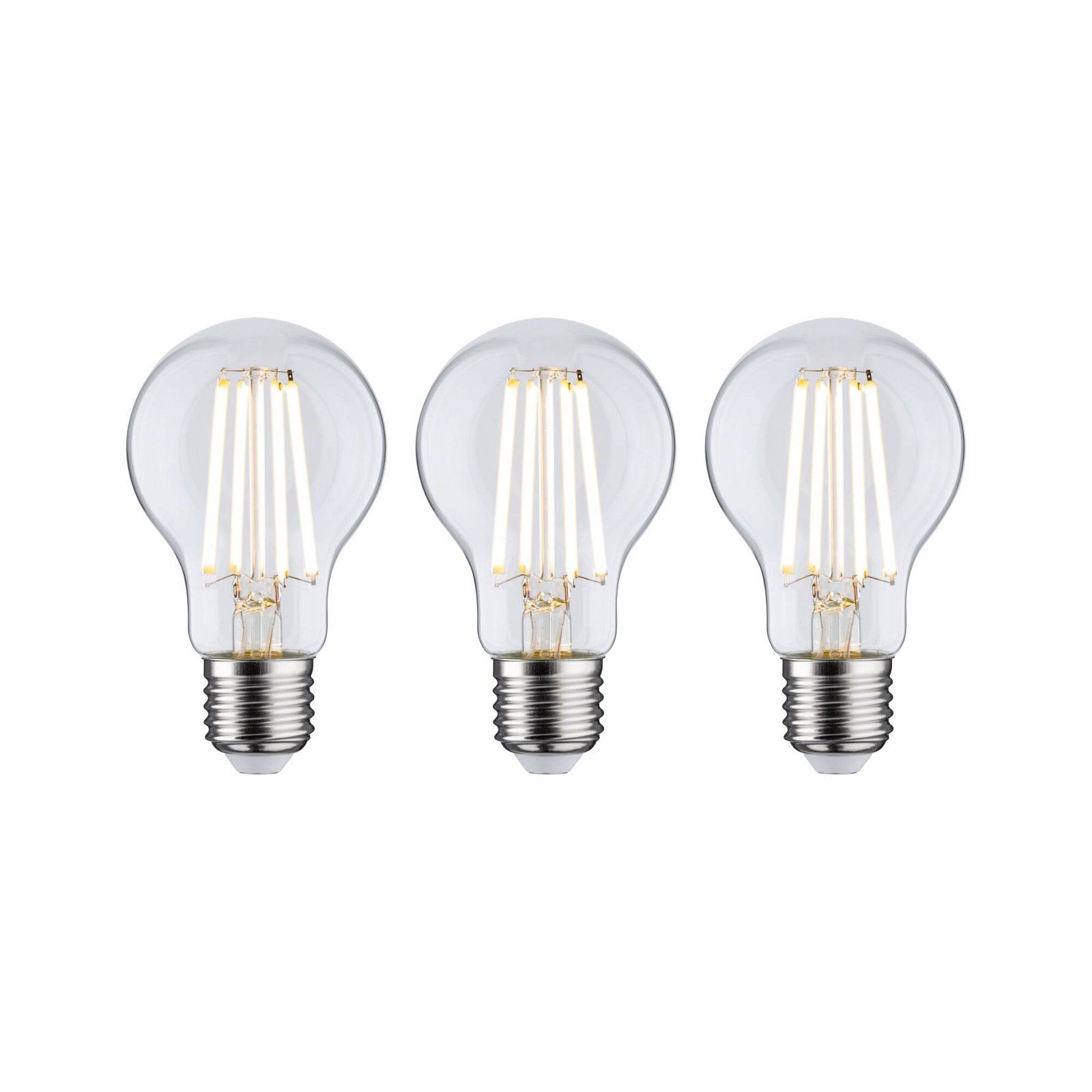 Paulmann Eco-Line Filament LED Bulb E27 - Pack of 3