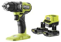 RYOBI Accuboormachine met percussiefunctie RPD18BL-2C20S, borstelloos, 18V ONE+ met 2x 2Ah accu's en oplader