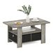 Furinno Andrey salontafel met lade, Frans eiken/zwart