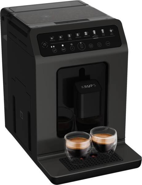 KRUPS EA89ZB10 Classic - Zwart - Espressomachine - 8 Programma's - 2 Kopjes tegelijk