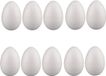Rayher hobby materialen Piepschuim hobby vorm - 50x - ei - 6 cm - DIY knutsel figuren om te versieren - paasei