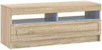 vidaXL LED tv-meubel Sonoma Eiken Bewerkt hout