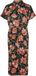 VERO MODA VMLILLIAN REMI SS CALF WIDE DRESS WVN GA Maxi jurk Dames XS Zwart Polyester Gebloemd Korte mouw Klassieke kraag Kniehoogte Casual Lente/Zomer 2024