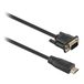 T'nB HDMIVGA2 video kabel adapter 2 m VGA (D-Sub) HDMI Zwart