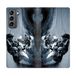 Beschermhoes Samsung Galaxy S21 Plus Moto Quad Beschermhoes van leer