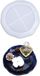 Hars Mallen Sieraden Schotel Siliconen Mold Plaat Epoxyhars Gietvorm DIY Zeepbakje Snoep Bord - Huisdecoratie (Ronde schotelvorm)