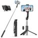 SelfieShow Selfie Stick Tripod, Uitbreidbare 101cm Selfie Bar met Draadloze Afstandsbediening Draagbare Monopod Telefoonhouder Compatibel met iPhone 14/13/12/11 Pro/XS/Samsung Huawei Smartphones