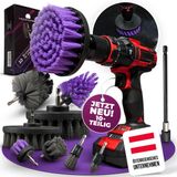 Set de brosses pour machine à vis - 10 pièces - Brosse de nettoyage - Souple et ferme