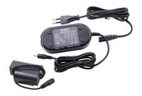 VHBW Camera voeding netsnoer compatibel met Panasonic Lumix DMC-GH3, DMC-GH3A camera, digitale camera, DSLR - voeding + DC koppeling, 2m