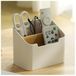 Support en bois pour télécommande, organisateur de bureau, 14,3 x 9,2 x 12 cm