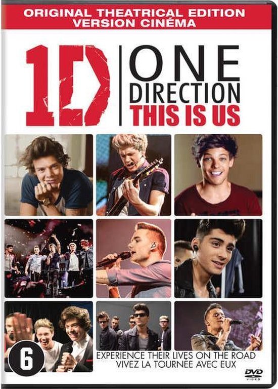 One Direction                  This Is Us - Their Lives On The Road dvd