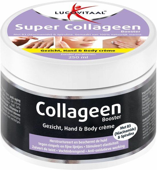 Lucovitaal Hand & Body Crème Collageen 250 ml