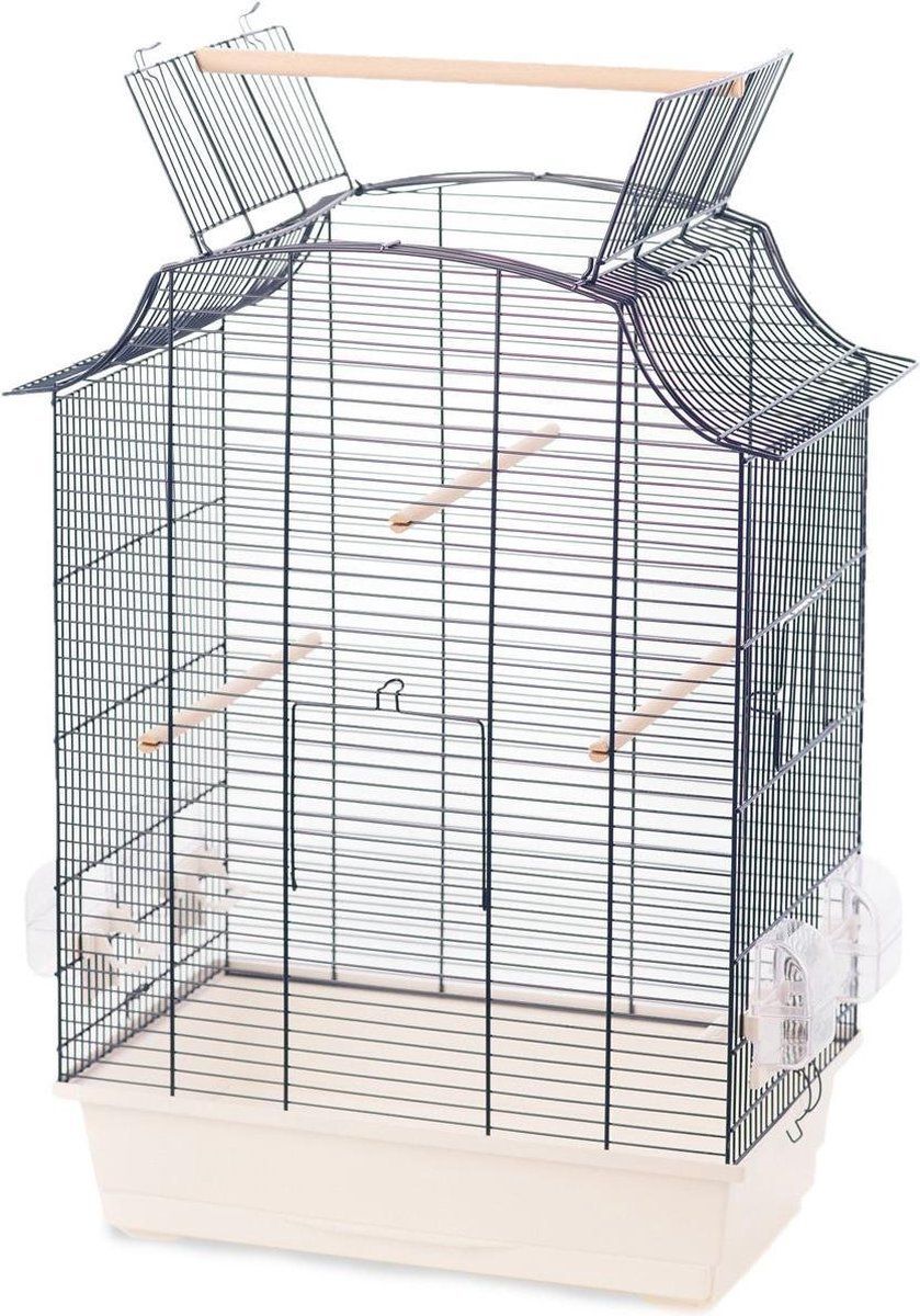 FLAMINGO Vogelkooi Solor Sky Wit - 52 x 31 x 65 cm