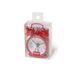 LEGAMI Mini analoge wekker met rood alarm
