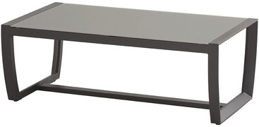 Taste by 4 seasons Mauritius lounge tuintafel 110x60xH40 cm Matt carbon Taste4SO