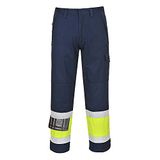 Portwest Hi-Vis Modaflame Broek MV26 - Geel/Marine - XL
