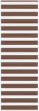 vidaXL Zebra rolgordijn 90x230 cm bruin