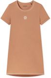 Schiesser Nachthemd Casual Essentials Vrouwen Roest Korte mouw Effen Katoen