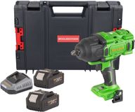 Procraft PWA80bb accu-slagmoersleutel 20 V 1600 Nm 1/2" borstelloos + 2x accu 4,0 Ah + oplader + RHINO-gereedschapskoffer