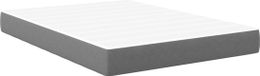 vidaXL Matelas avec noyau de matelas, Gris clair, 140 x 190 cm, Tissu