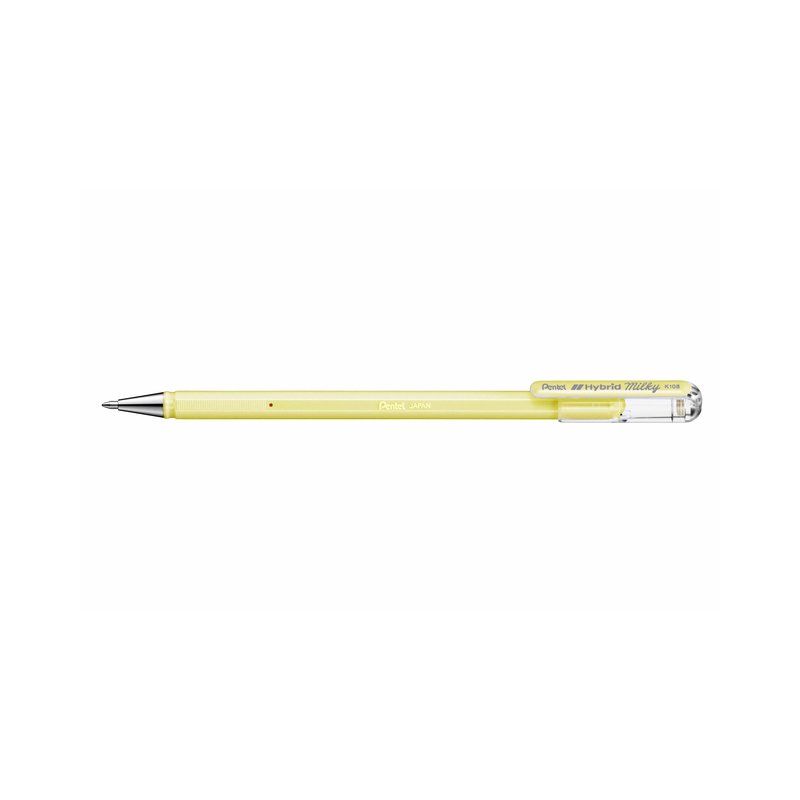 Pentel Gelschrijver k108-p 0.5mm pastel geel