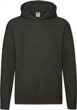 Fruit of the Loom Premium Hooded Sweat - Houtskool - XL