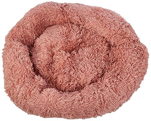 animo concept Hondenbed - kattenbed - hondenkussen - hondenkussen - kattenbed - zacht kussen - anti-stress bed - droomkussen - rond kussen - diameter 80 cm - roze