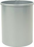 Vepa Bins V-part Ronde Papierbak 15 Liter Staal Zilver