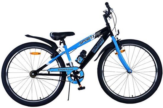 Volare Sportivo Kinderfiets - Jongens - 26 inch - Blauw - Twee Handremmen