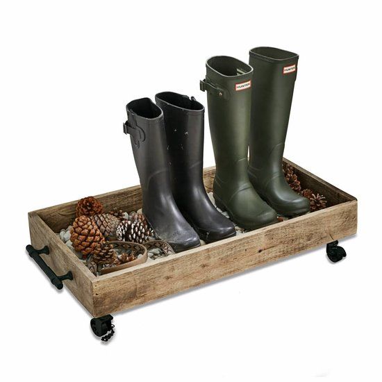 Loberon Schoenenplank Taylors Island antiekbruin