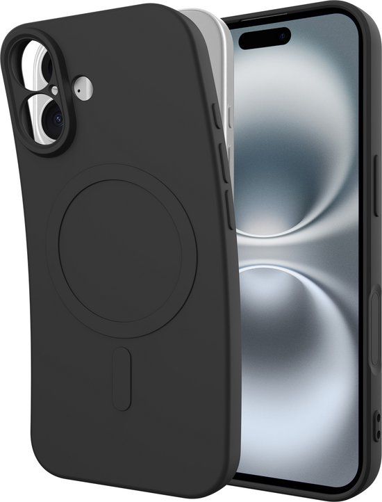 Just in Case TPU Back Cover Zwart Magnetisch Apple iPhone 17