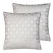Prestigious Textiles Solitaire veren gevulde kussens Twin Pack