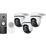 TP-Link Tapo C500 3-Pack + D235 Smart Battery & Wired Doorbell