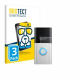 BROTECT Screenprotector 3 Stuks voor Ring Video Doorbell 3 Beschermglas transparant