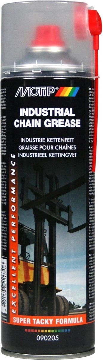 Motip Industrieel Kettingvet Spuitbus - Transparant - 8711347226306
