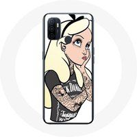 Maniacase Etui voor Oppo A53 Alice getatoeëerde prinses