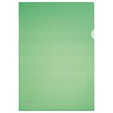 50009114 Herlitz 50009114 aktetas A4 piramide, groen, 10 stuks in plastic zak