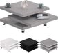 Casaria Table basse New York - 360° Draaibaar 72x72x35cm - Gris
