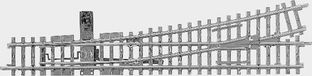 Märklin H0 K-rails Wissel Links 22715