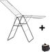 Brabantia HangOn Droogrek 25m - Inklapbaar Wasrek - Matt Black