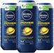 NIVEA Men Shampoo & Douchegel 3in1 Power - 3 x 250 ml - Voordeelverpakking