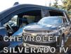 Heko Chevrolet Silverado donkere zijwindschermen set 4-delig tbv 4-deurs model VANAF 2019 pasvorm Team Heko