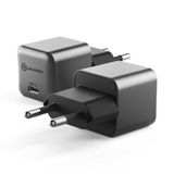 ALOGIC WCG1X30SGR-EU 30W GaN Snellader met USB-C - Zwart/Grijs