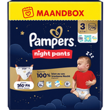 Pampers Night Pants Taille 3 Boîte mensuelle 136 pièces 6/11 KG