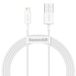 Baseus Superior 1,5 m Wit USB-C naar Lightning Kabel