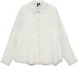 VERO MODA VMKAJA LS SHIRT WVN Blouse Dames M Natuurwit