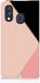 B2Ctelecom Samsung Galaxy A40 Book Case van Kunstleer en TPU met Geometrisch patroon in Zwart en Roze