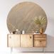 Botanique Sticker Mural Rond / Cercle - Motif Botanique - Diamètre 120 cm - Adhésif mat