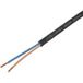 TRU COMPONENTS TC-11594924 Rubberkabel H07RN-F 2 x 2.5 mm² Zwart per meter