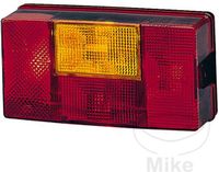 HELLA 2SD 006 040-041 Achterlicht - Gloeilamp - 24/12V - Inbouw - Lenskleur: Rood / Geel - Stekker: Platte stekker - rechts - Aantal: 1